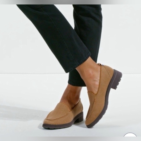 Rothy’s The Lug Loafer Wool Teak Herringbone Brown Size 11 $189 - Picture 10 of 11